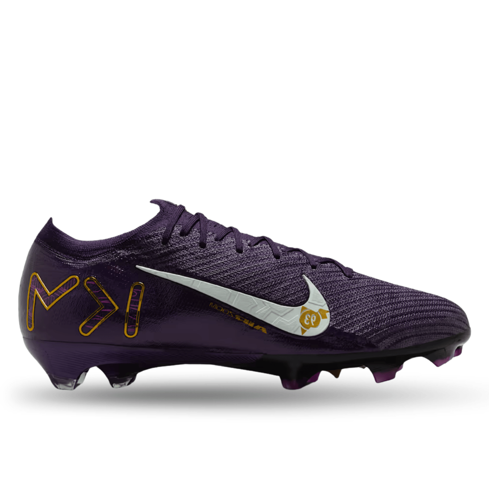 Nike Zoom Vapor 16 Elite Kylian Mbappe KM FG Soccer Cleats (Grand Purple/Pale Ivory) | SoccerWearhouse