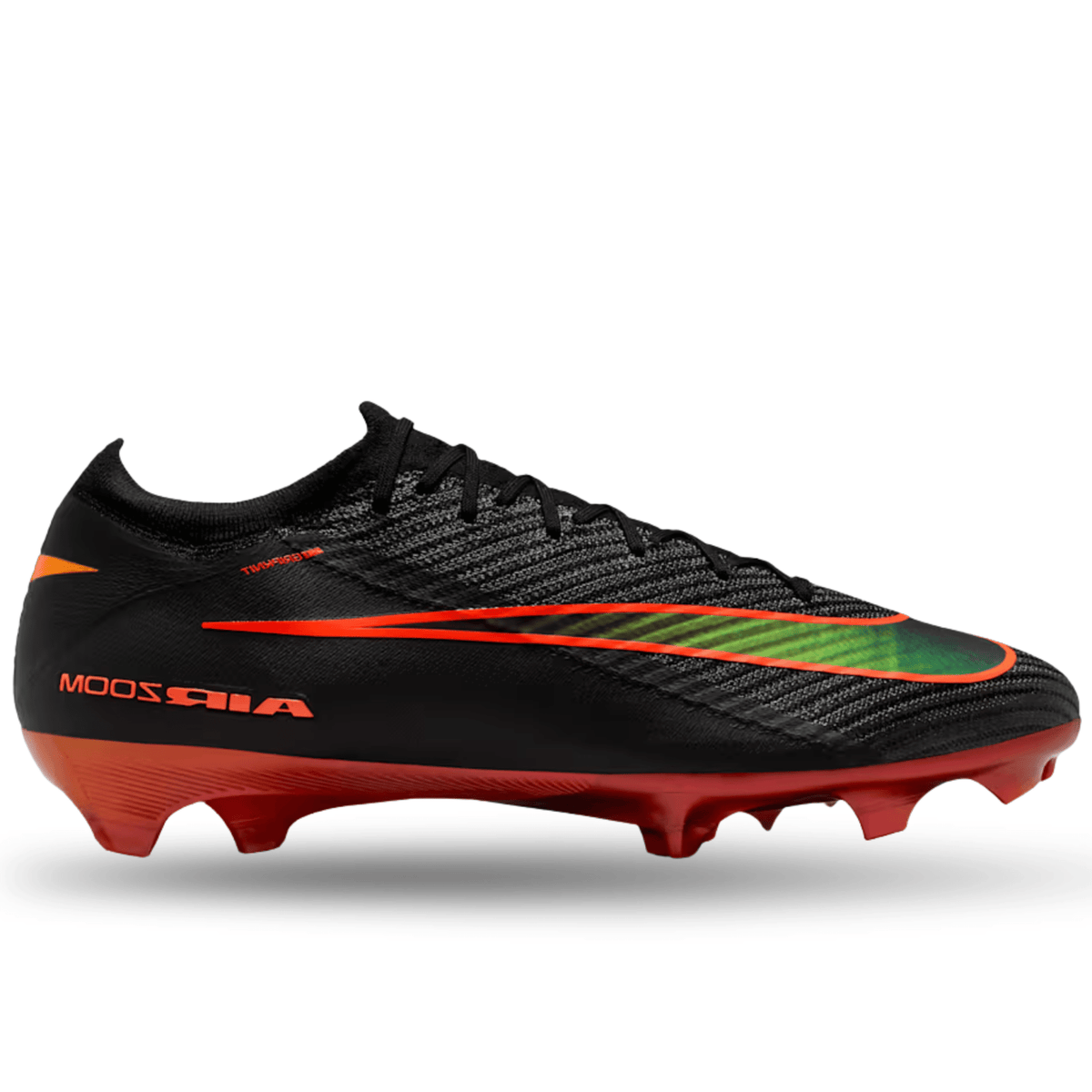 Nike Zoom Vapor 16 Elite LV8 FG Soccer Cleats (Black Hyper Crimson) | SoccerWearhouse