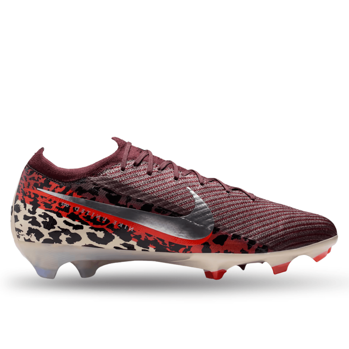 Nike Zoom Vapor 16 Elite NU3 Firm Ground Soccer Cleats (Burgundy Crush/Metallic Silver) | SoccerWearhouse