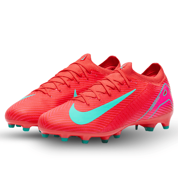 Nike Zoom Vapor 16 Pro AG-Pro Soccer Cleats (Ember Glow/Aurora Green)