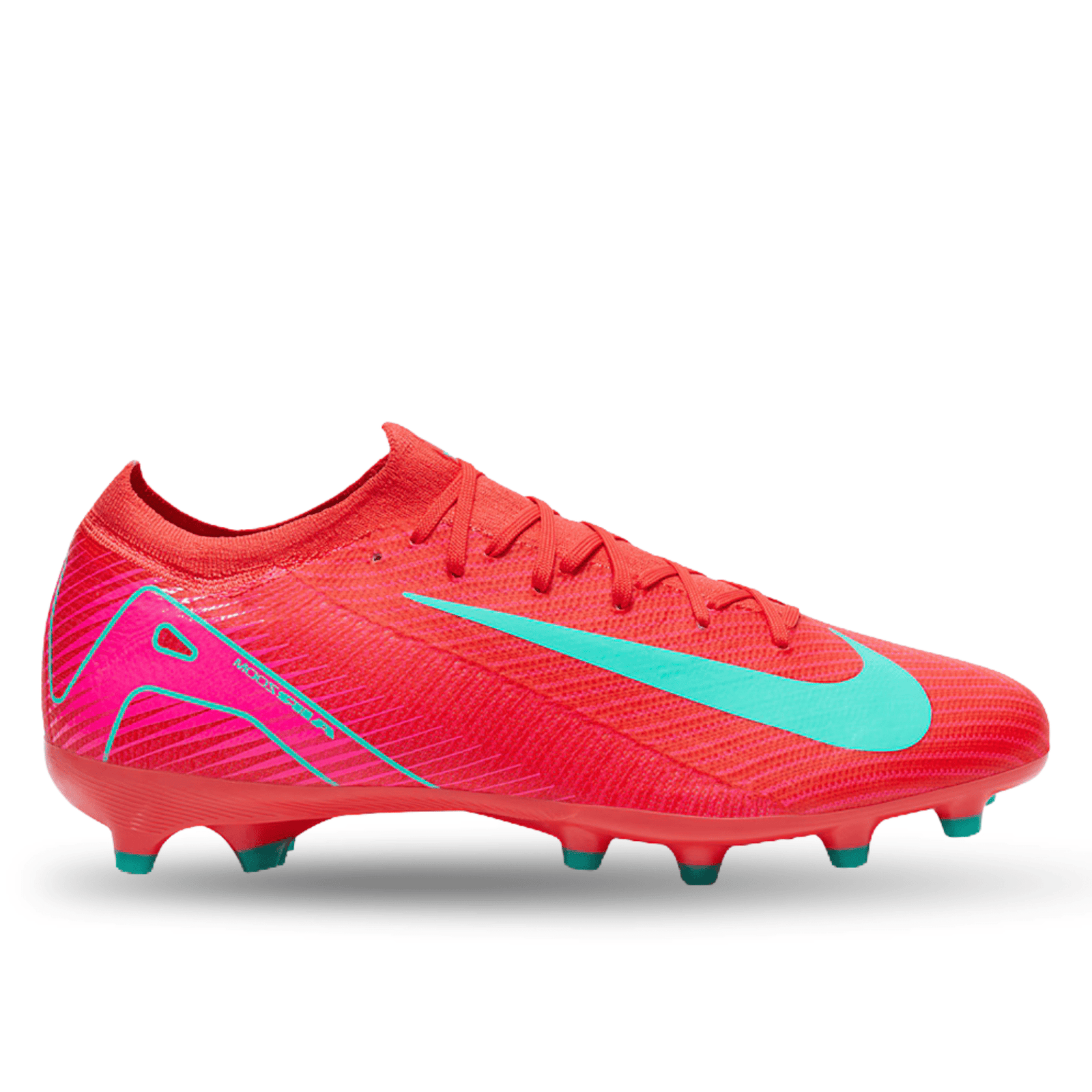 Nike Zoom Vapor 16 Pro AG - Pro Soccer Cleats (Ember Glow/Aurora Green) | SoccerWearhouse