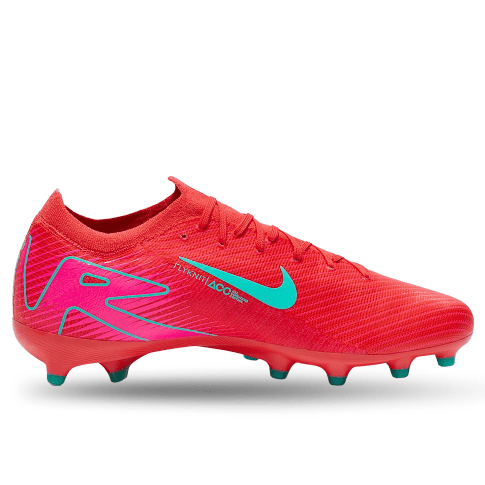 Nike Zoom Vapor 16 Pro AG - Pro Soccer Cleats (Ember Glow/Aurora Green) | SoccerWearhouse