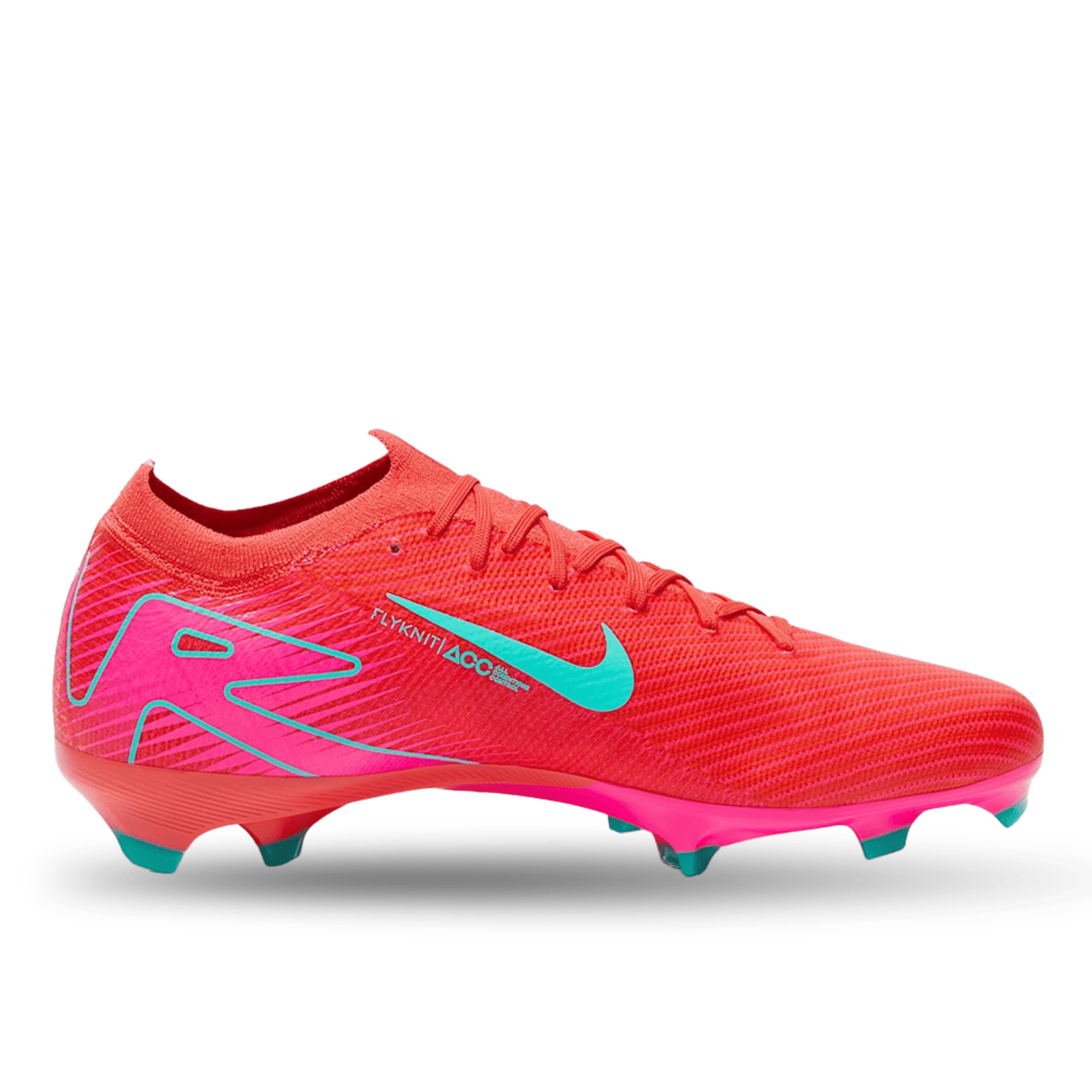Nike Zoom Vapor 16 Pro FG Soccer Cleats (Ember Glow/Aurora Green) | SoccerWearhouse