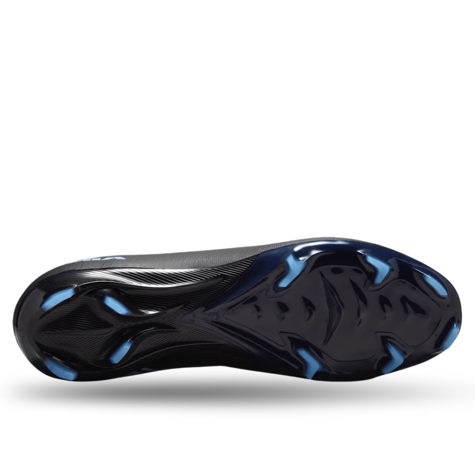 Nike Zoom Vapor 16 Pro Firm Ground Soccer Cleats (Black/Ice Blue) | SoccerWearhouse