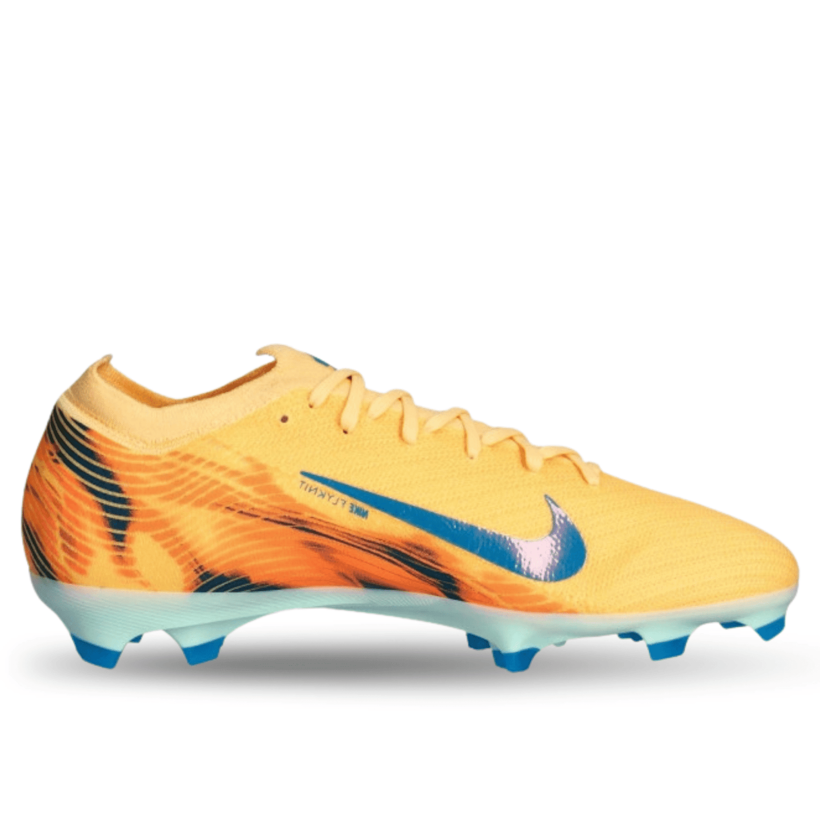 Nike Zoom Vapor 16 Pro KM Firm Ground Soccer Cleats (Melon Tint/Neo Turq - Igloo) | SoccerWearhouse