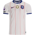 Nike Mens Chelsea Third Jersey w/ EPL + No Room For Racism 26/27 (White/Rush Blue/Red)