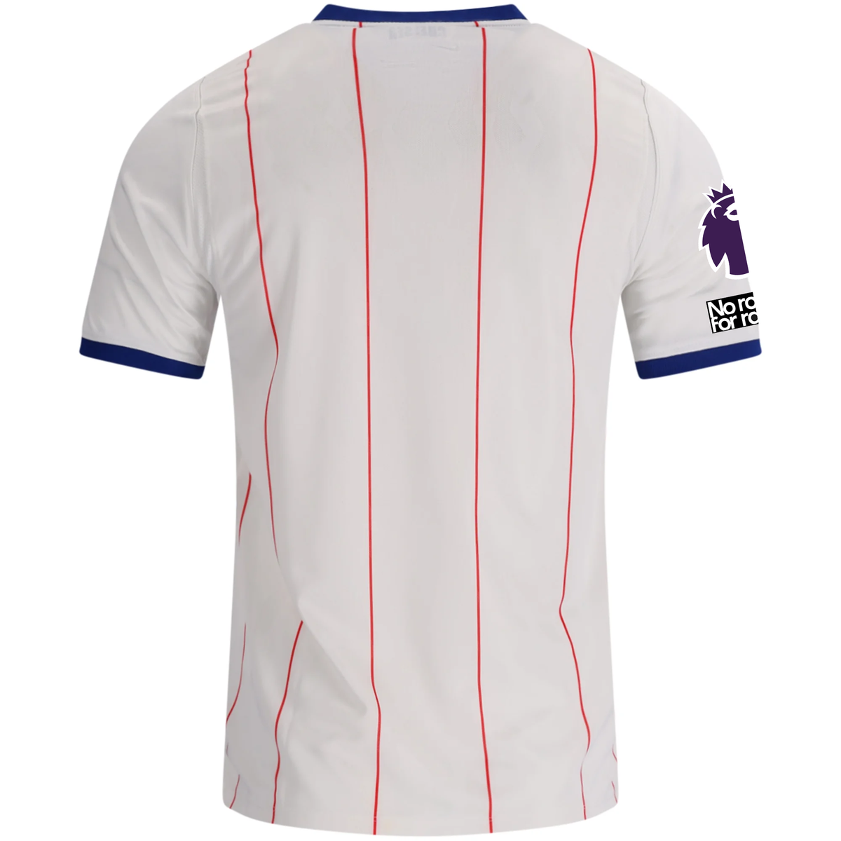 Nike Mens Chelsea Third Jersey w/ EPL + No Room For Racism 26/27 (White/Rush Blue/Red)