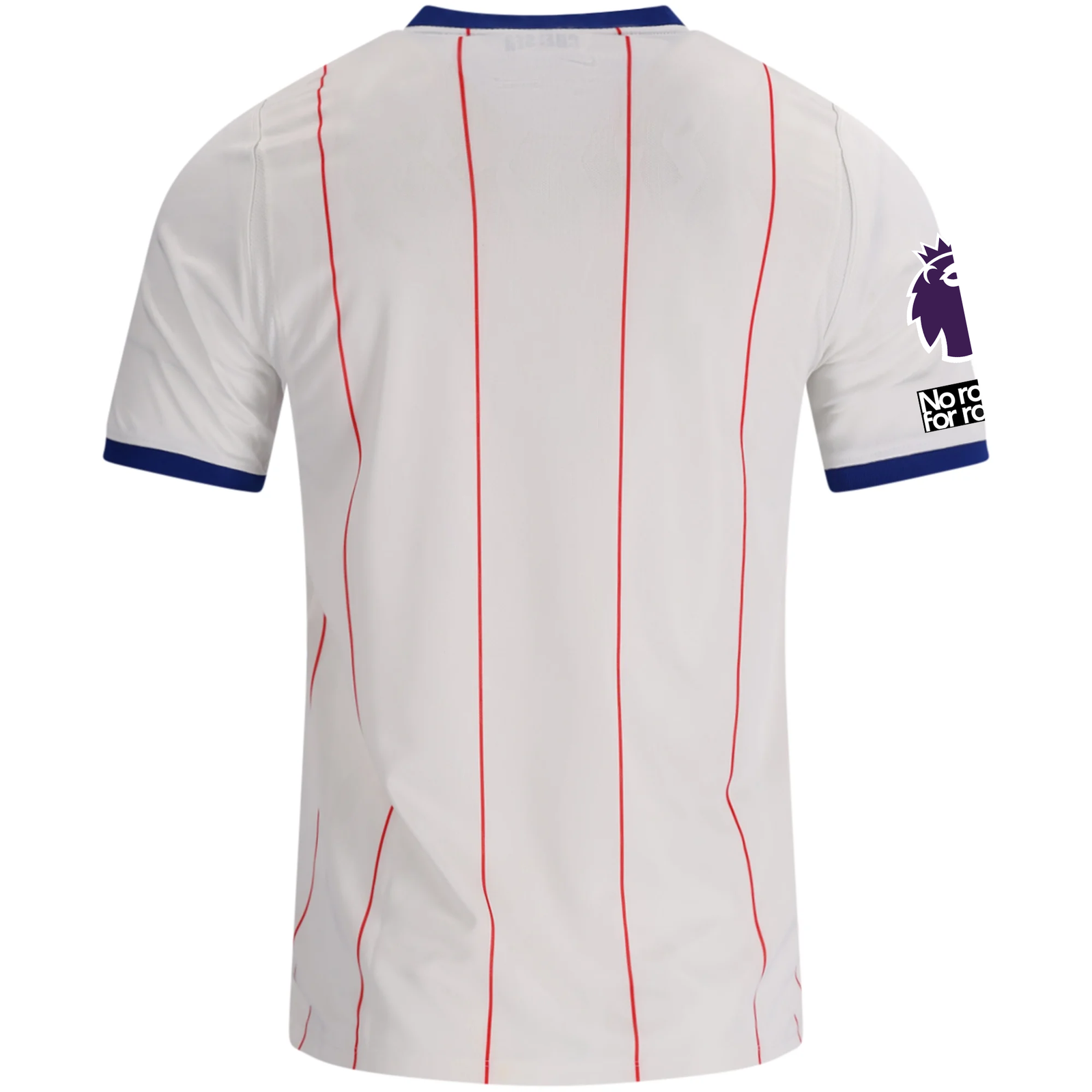 Nike Mens Chelsea Third Jersey w/ EPL + No Room For Racism 26/27 (White/Rush Blue/Red)