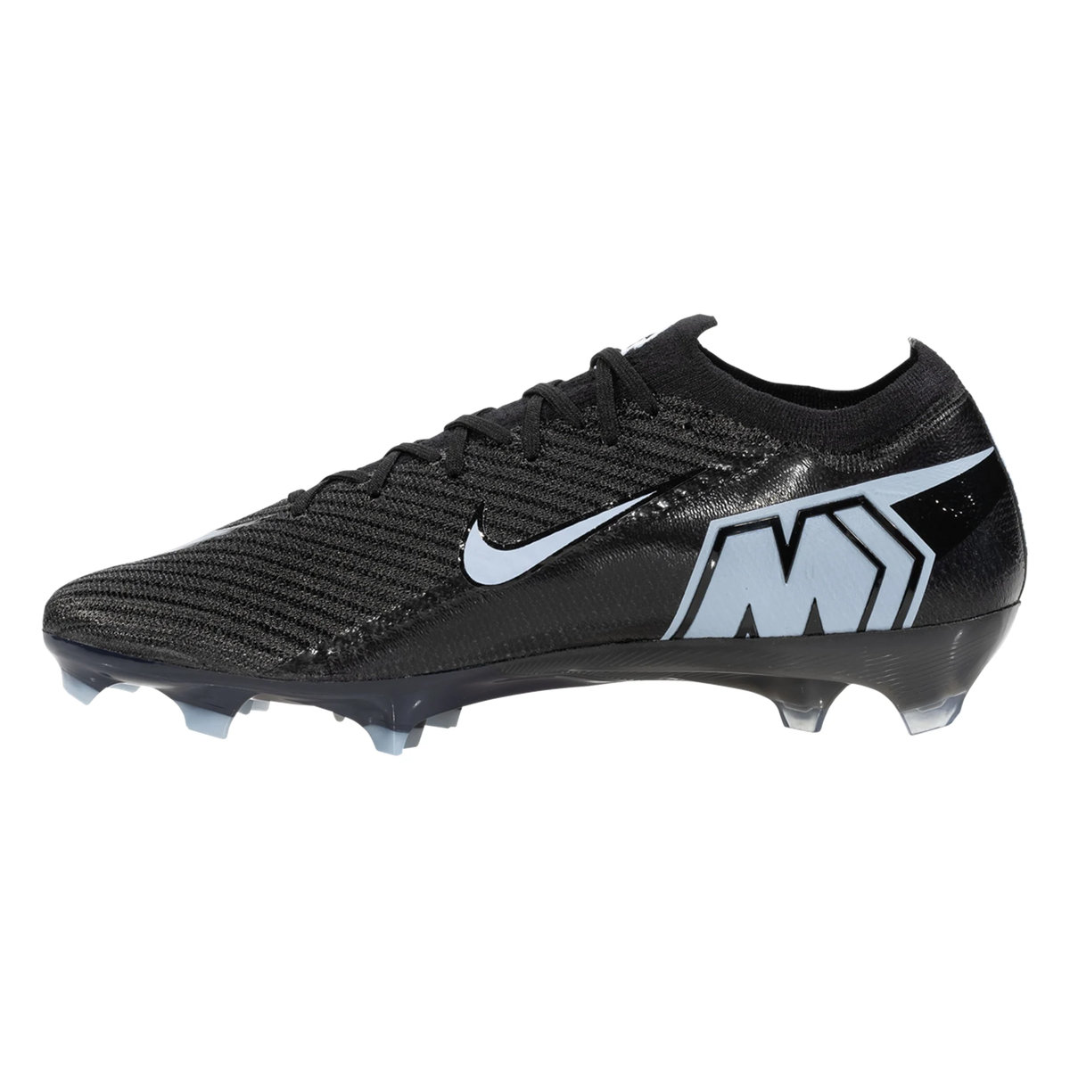 Nike Zoom Mercurial Vapor 16 Elite Firm Ground Soccer Cleats (Black/Ice Blue)