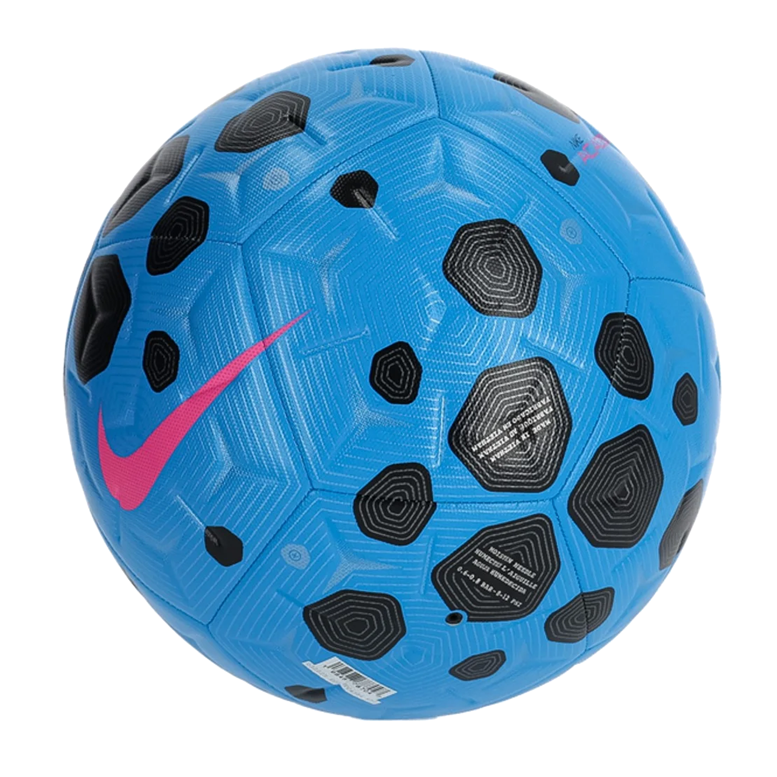 Nike Academy Soccer Ball (Blue Glow/Black/Pink Blast)