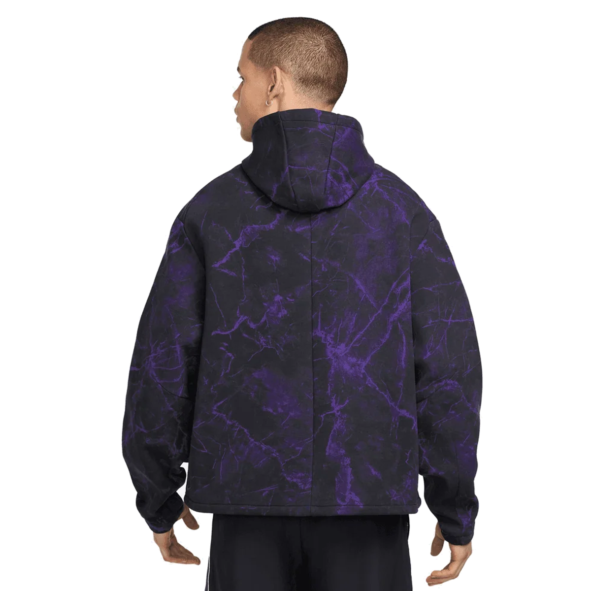 Nike Barcelona Away Pullover Hoodie 26/27 (Purple/Black)