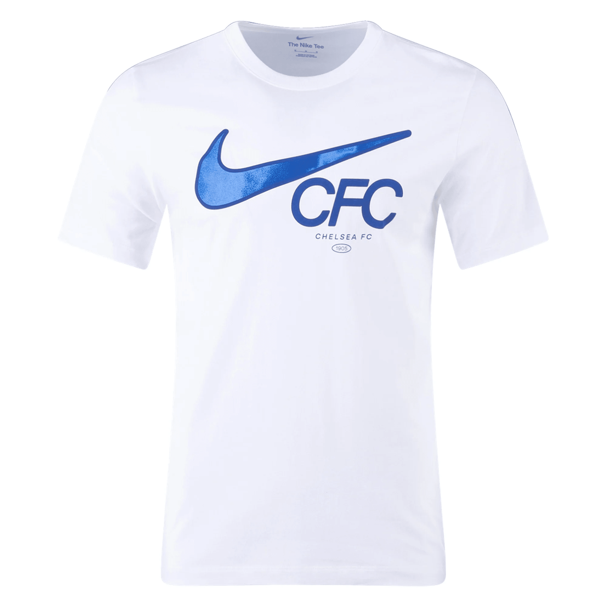 Niken Chelsea Swoosh T-Shirt 24/25 (White) | SoccerWearhouse