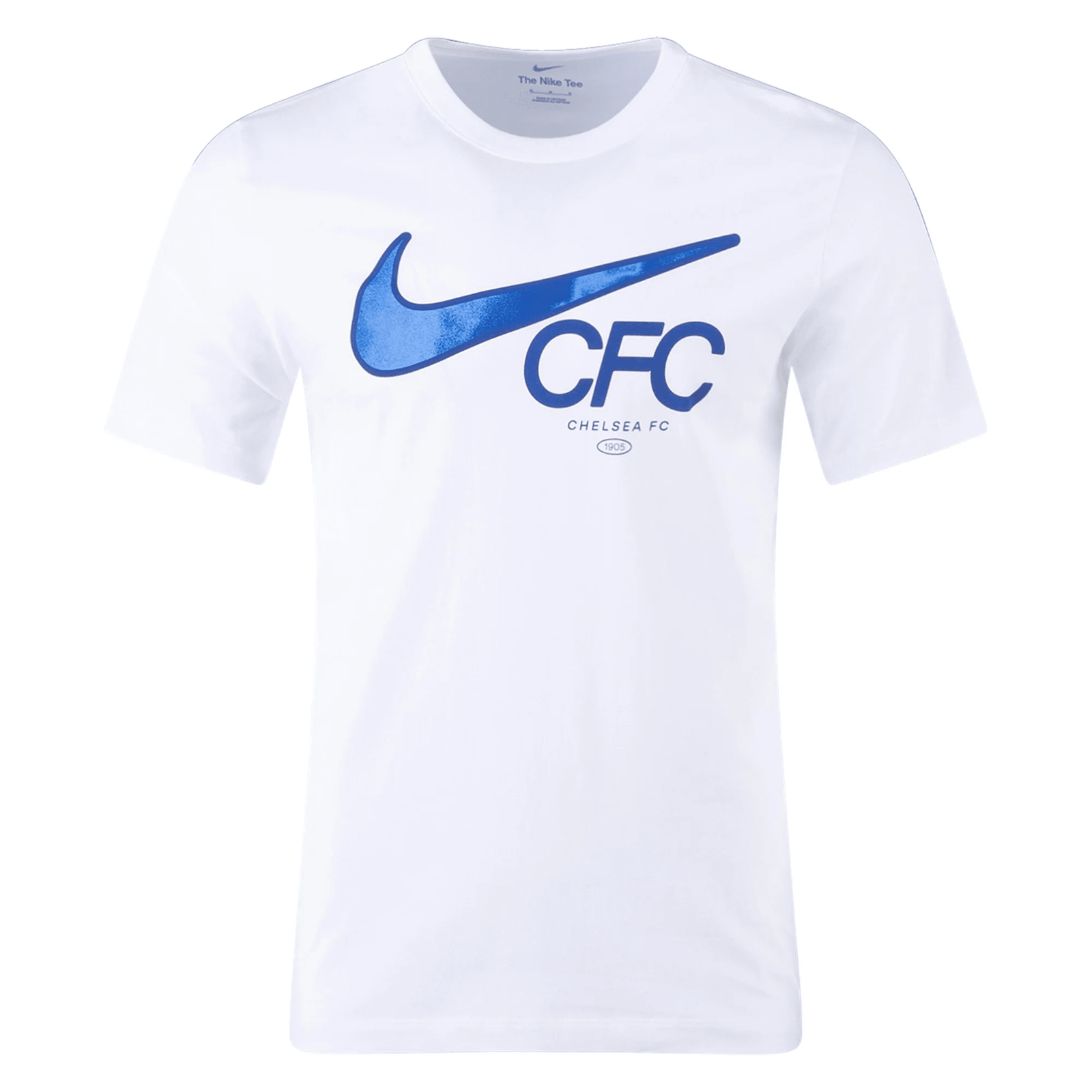 Niken Chelsea Swoosh T-Shirt 24/25 (White) | SoccerWearhouse