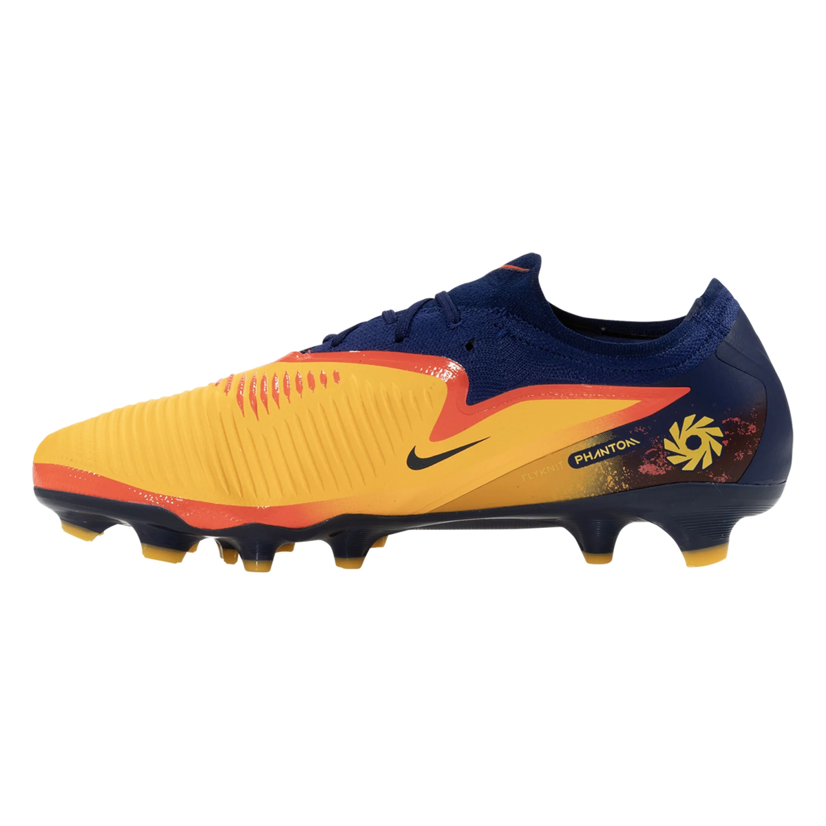 Nike Phantom 6 Low Pro Erling Haaland Firm Ground Soccer Cleats (Laser Orange/Lemon Venom)