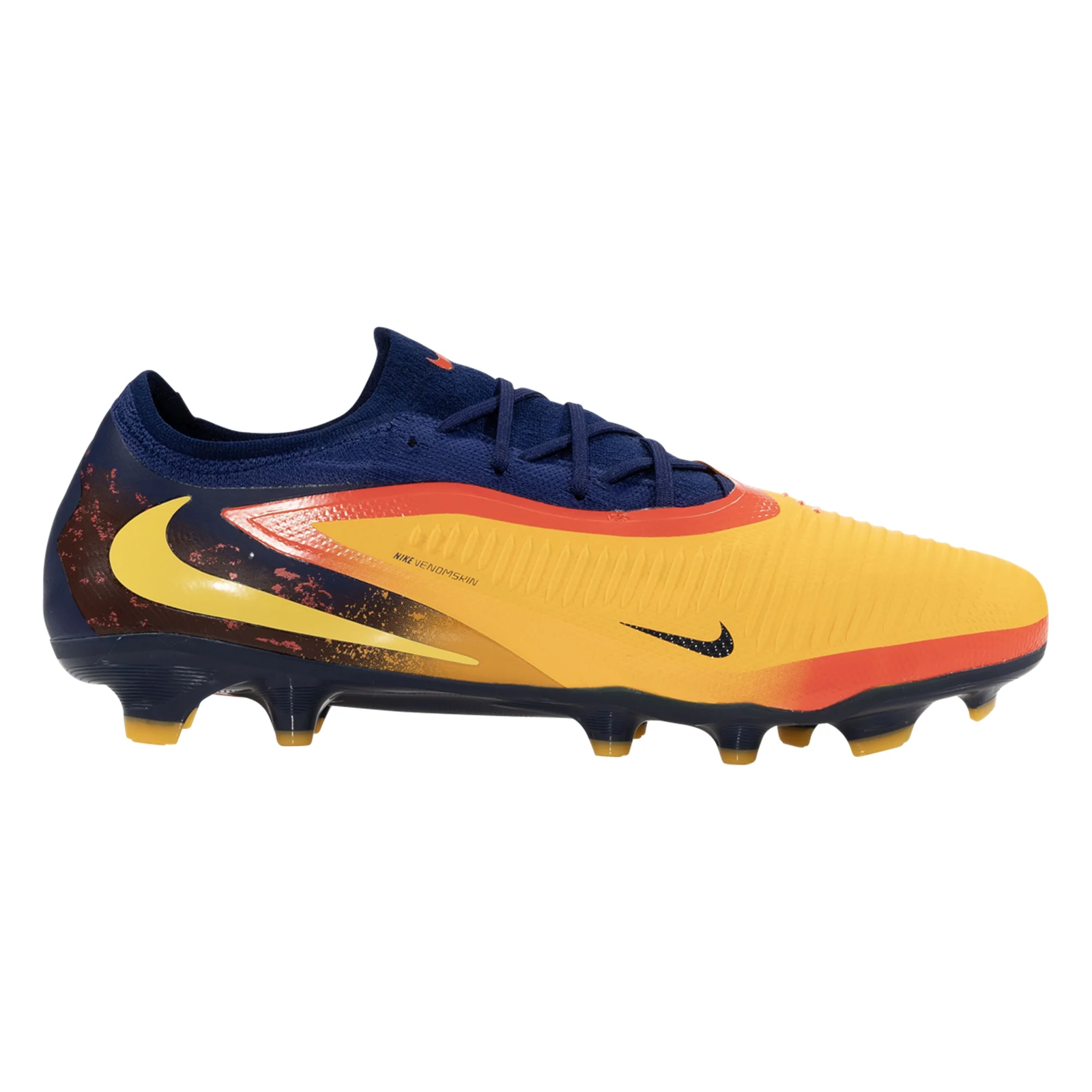 Nike Phantom 6 Low Pro Erling Haaland Firm Ground Soccer Cleats (Laser Orange/Lemon Venom)
