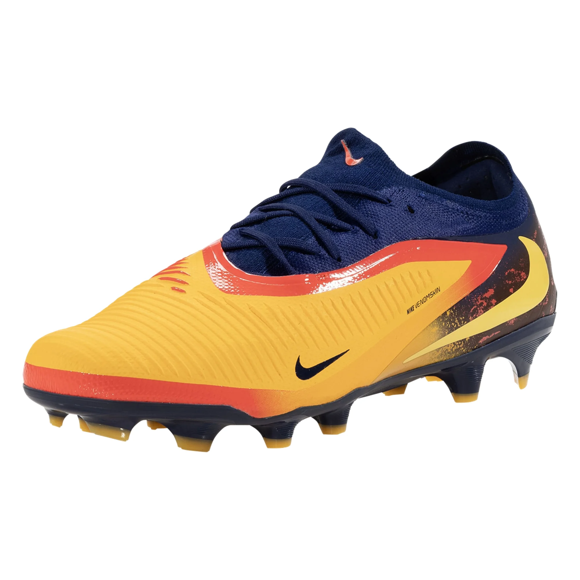 Nike Phantom 6 Low Pro Erling Haaland Firm Ground Soccer Cleats (Laser Orange/Lemon Venom)
