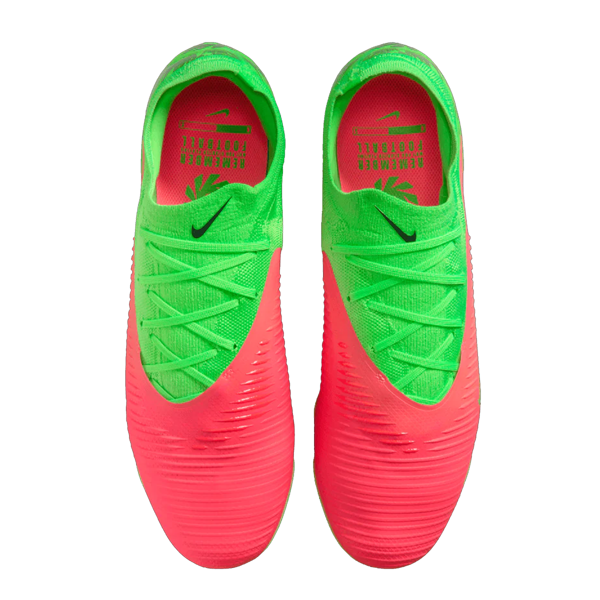 Nike Phantom 6 Low Pro EH Firm Ground Soccer Cleats (Hot Punch/Black-Green Strike)