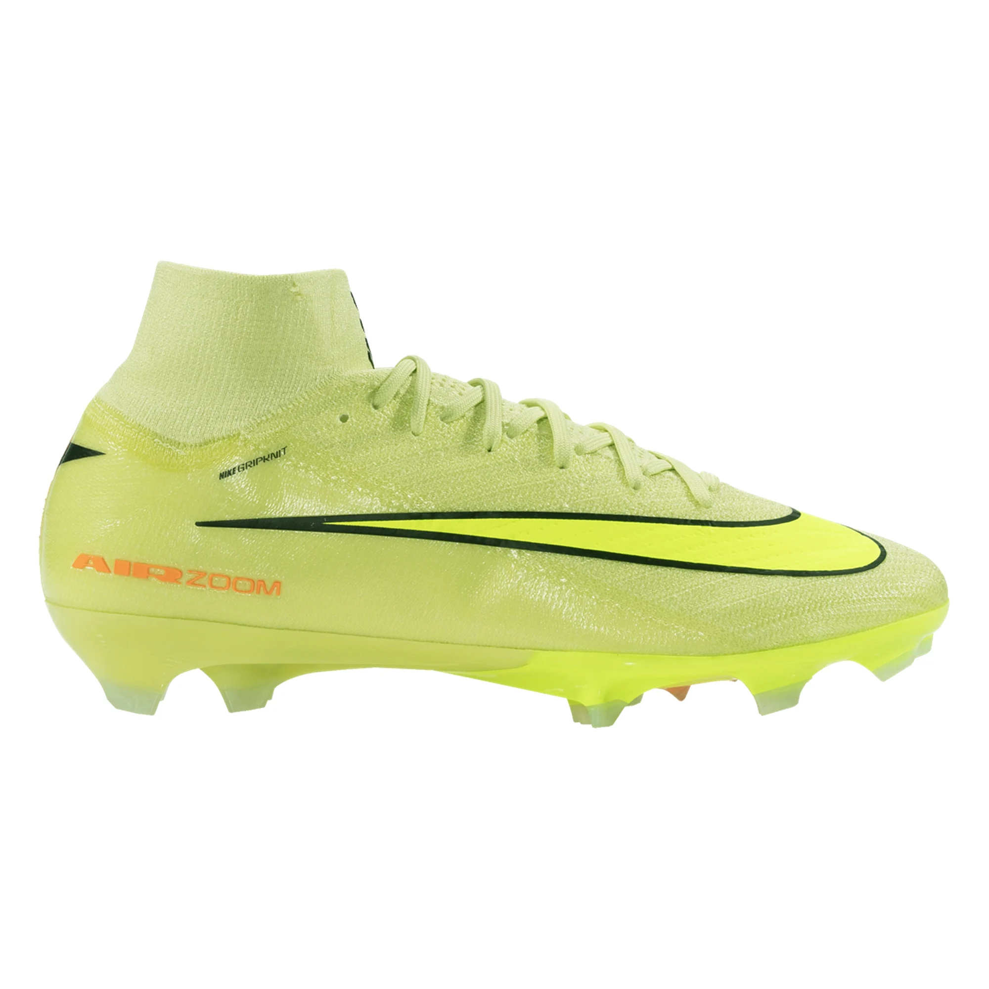 Nike Zoom Superfly 10 Elite FG Soccer Cleats (Limelight/Volt-Hyper Crimson)