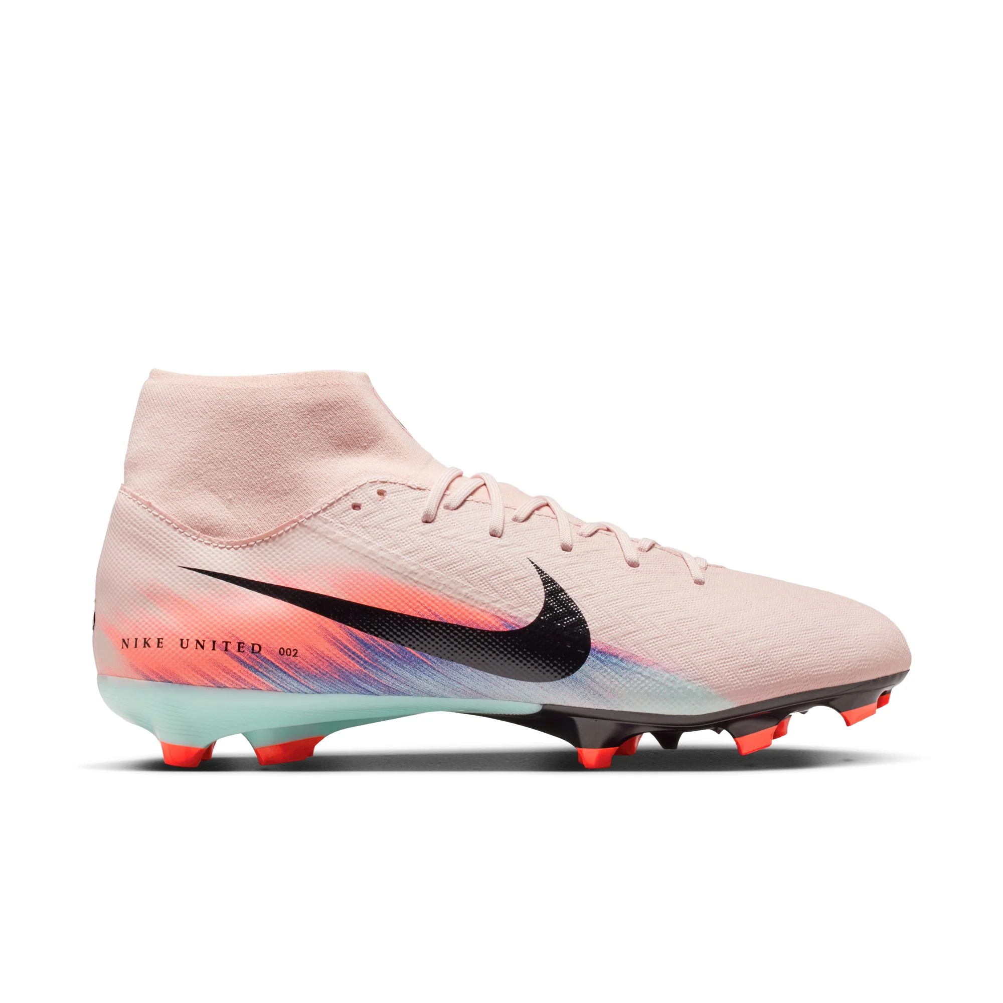 Nike Zoom Superfly 10 Academy NU2 Firm Ground/Multi Ground Soccer Cleats (Silt Red/Racer Blue)