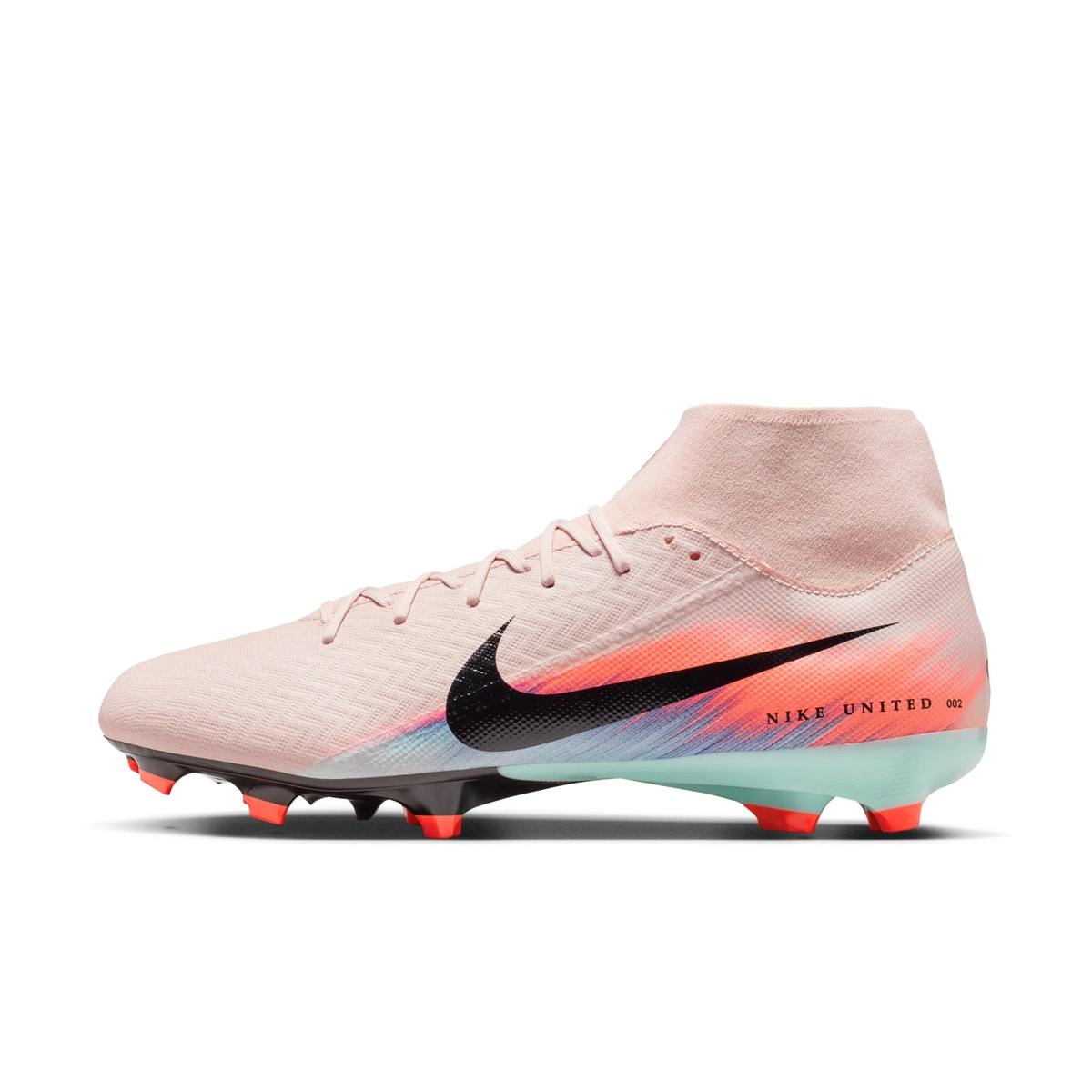 Nike Zoom Superfly 10 Academy NU2 Firm Ground/Multi Ground Soccer Cleats (Silt Red/Racer Blue)