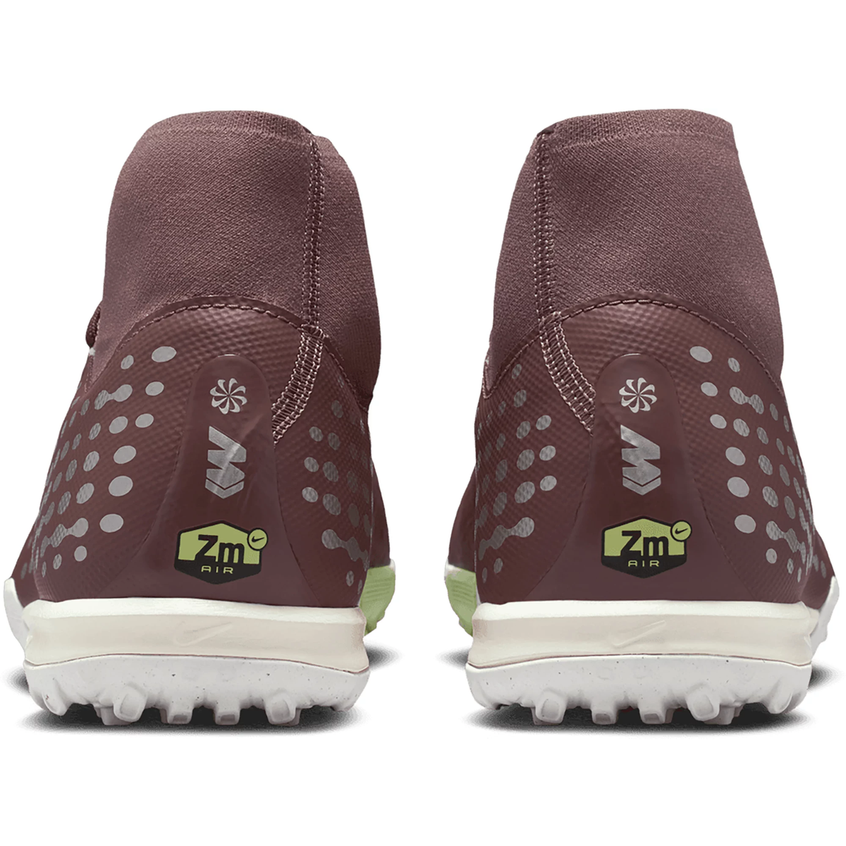 Nike Zoom Superfly 10 Academy KM Turf Soccer Shoes (Plum Eclipse/Metallic Silver)