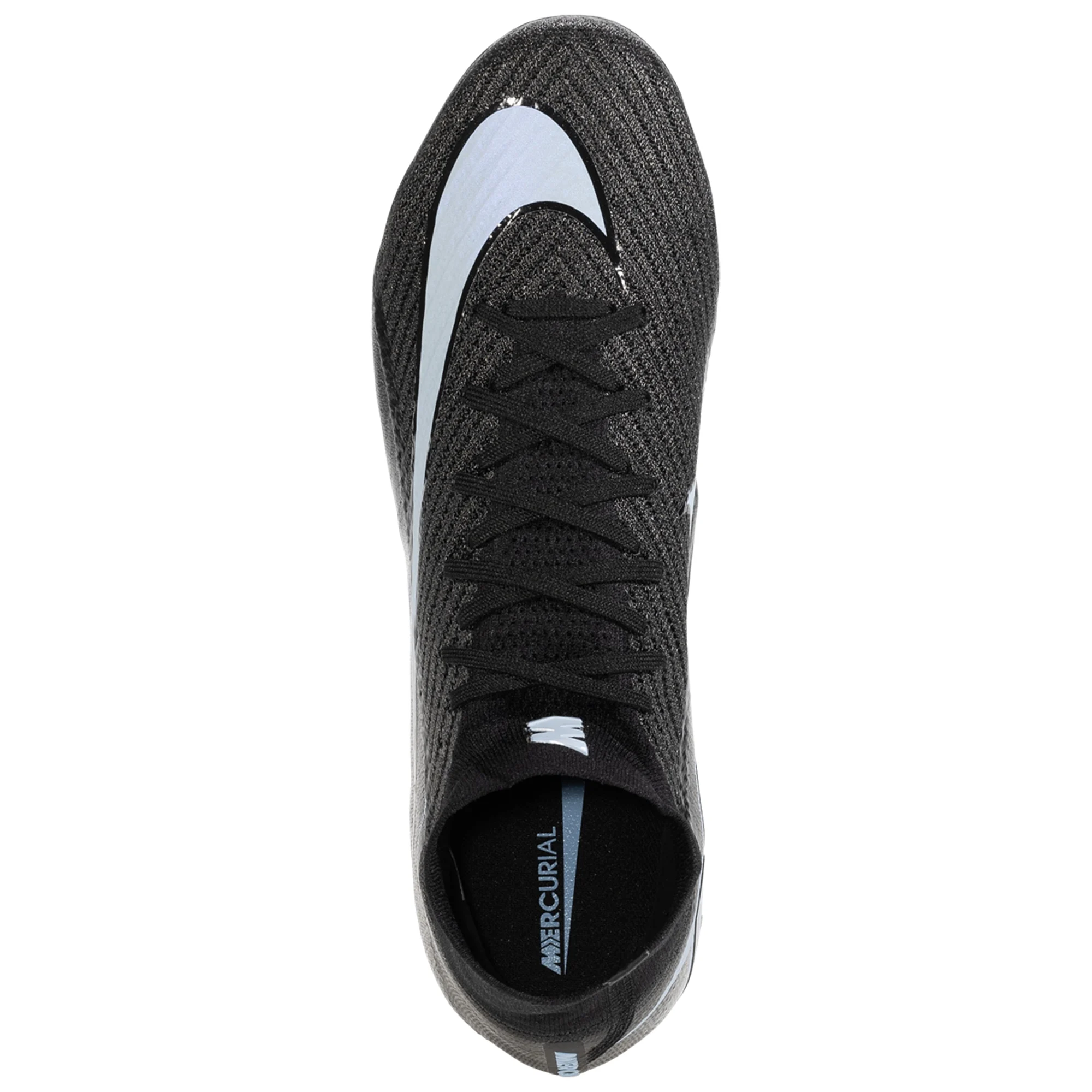 Nike Zoom Superfly 10 Elite FG Soccer Cleats (Black/Ice Blue)