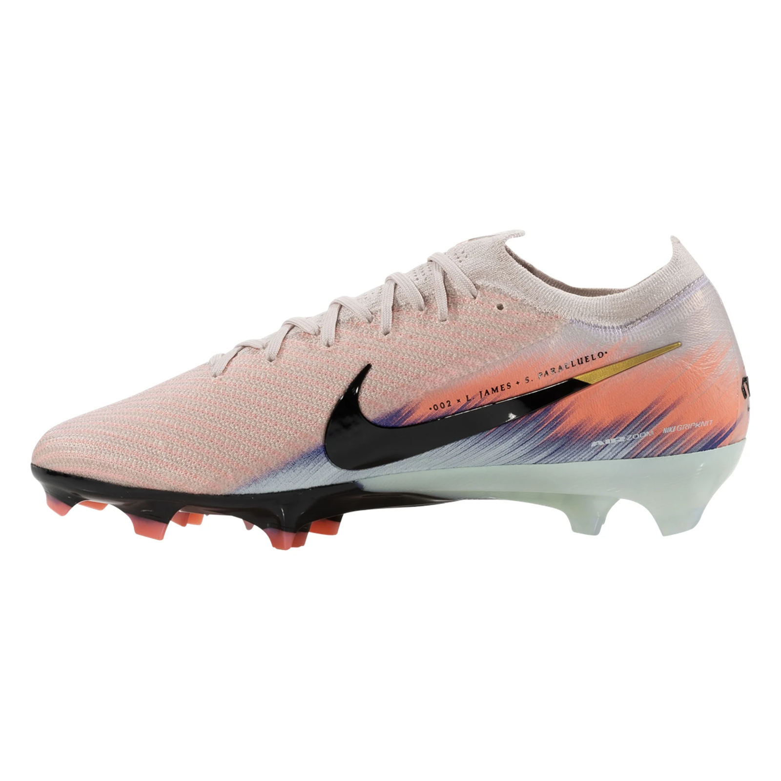 Nike Zoom Vapor 16 Elite NU2 Firm Ground Soccer Cleats (Silt Red/Racer Blue)