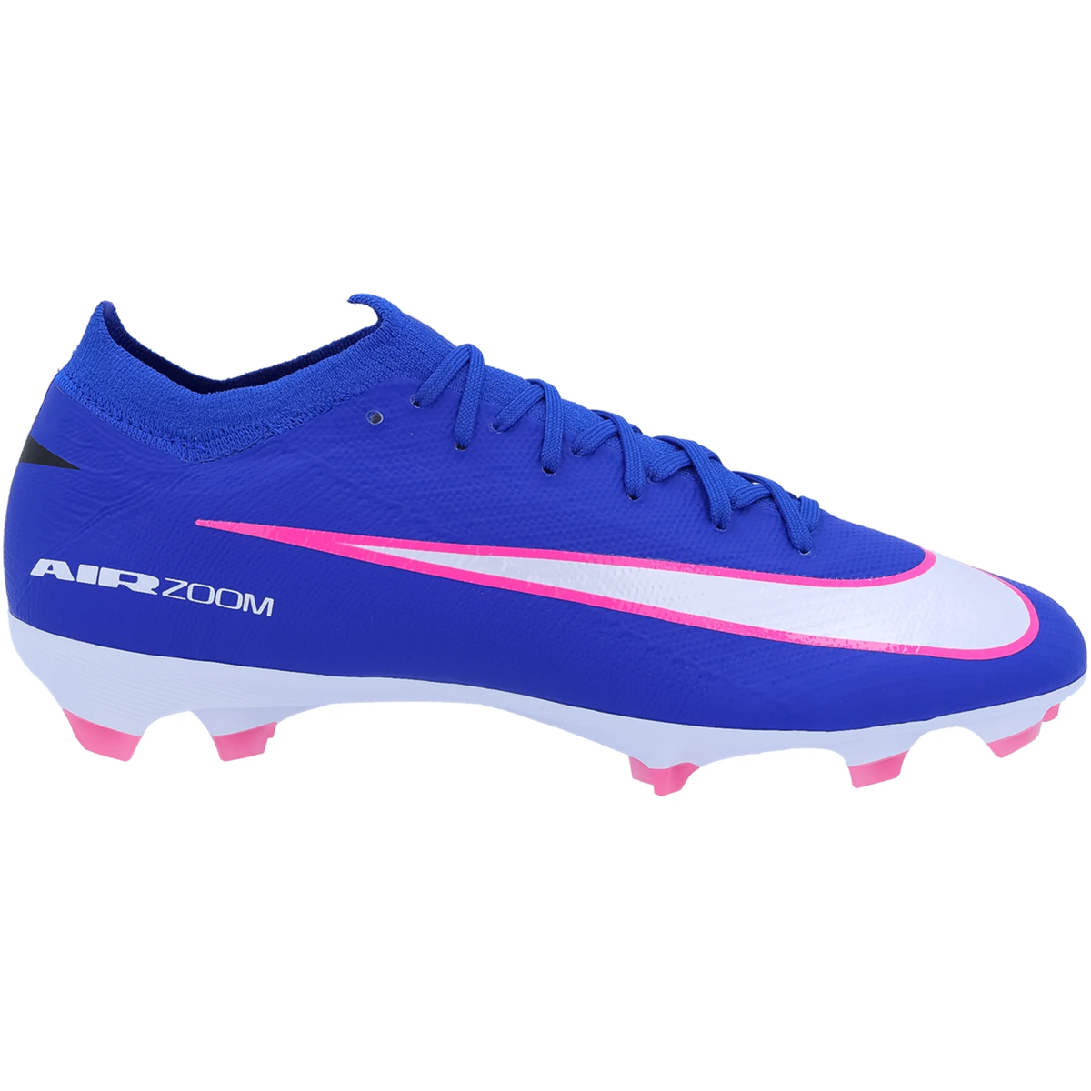 Nike Zoom Vapor 16 Pro Firm Ground Soccer Cleats (Racer Blue/White)