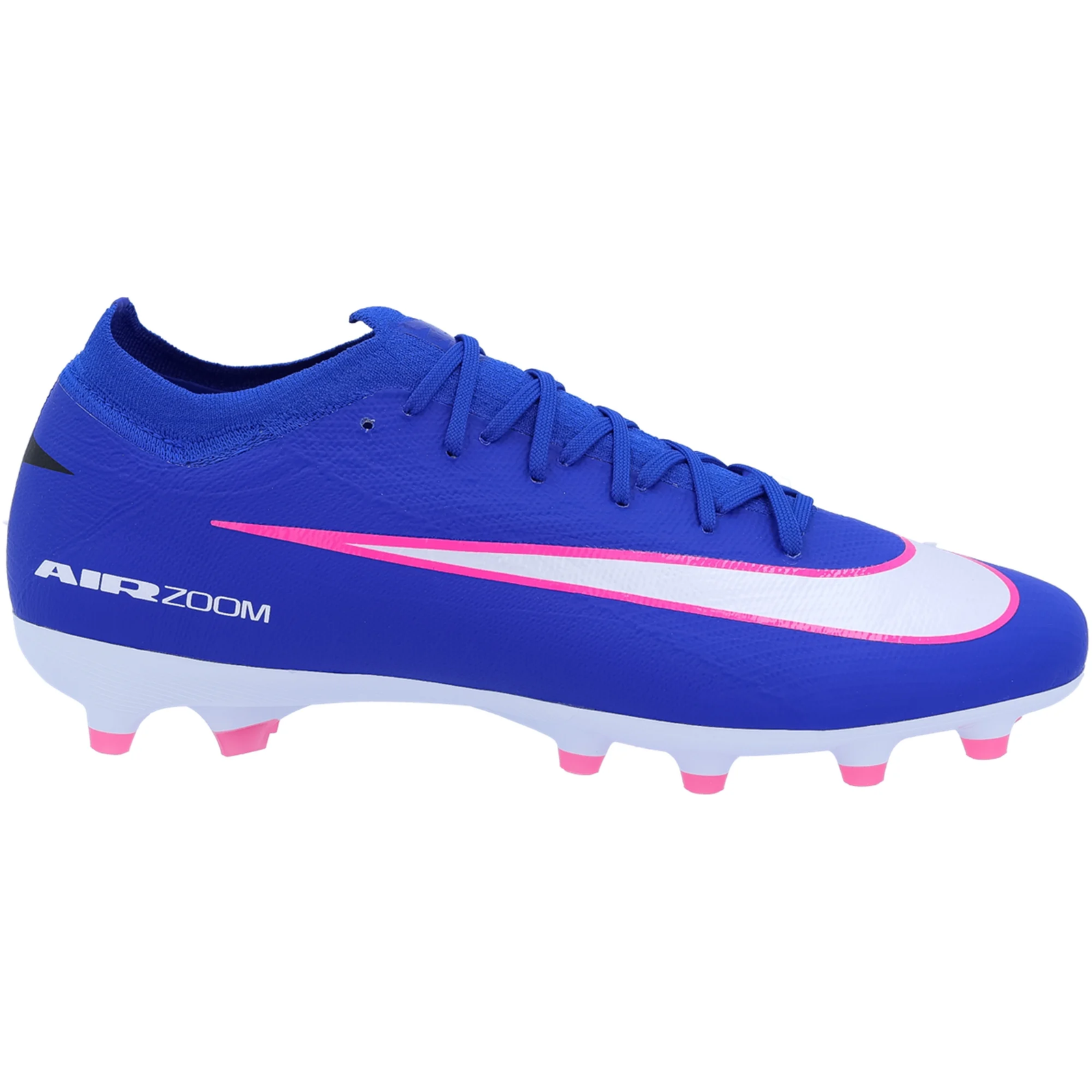 Nike Zoom Superfly 10 Pro Firm Ground Soccer Cleats (Racer Blue/White)
