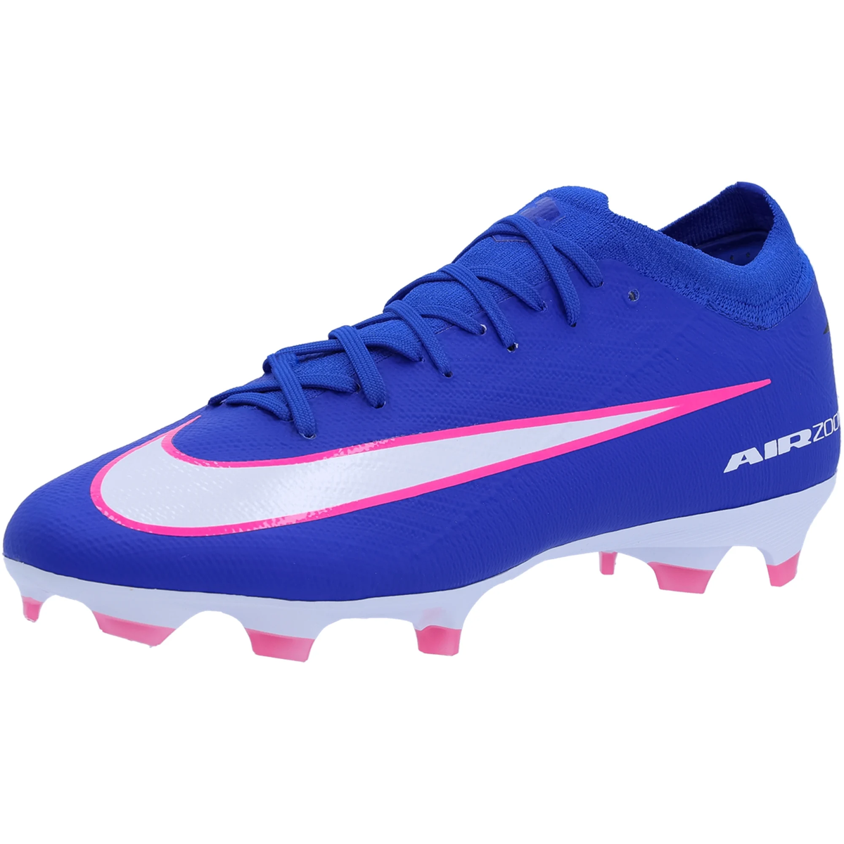 Nike Zoom Vapor 16 Pro Firm Ground Soccer Cleats (Racer Blue/White)