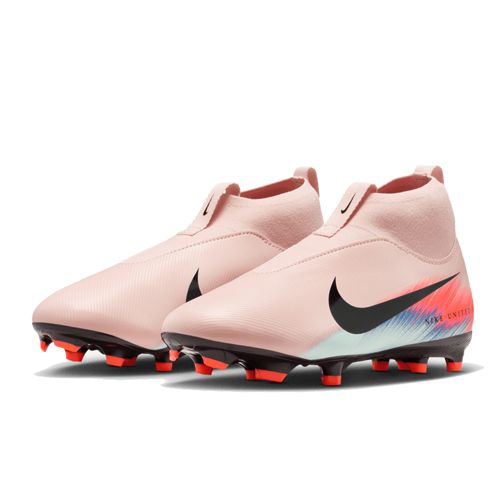 Nike Jr Zoom Superfly 10 Academy NU2 Firm Ground/Multi Ground Soccer Cleats (Silt Red/Racer Blue)