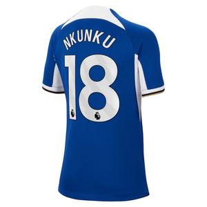 Nike Youth Chelsea Christopher Nkunku Home Jersey 23/24 (Rush Blue/White/Club Gold)