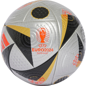 adidas Euro 2024 Final Official Match Ball (Silver Metallic/Solar Red)