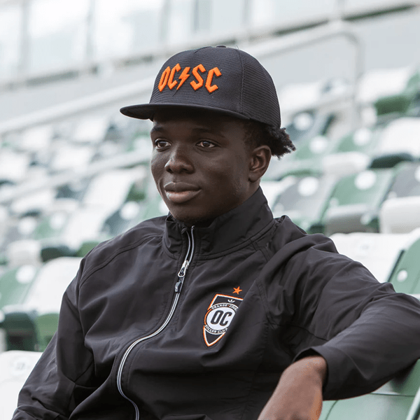 Orange County Soccer Club Thunder Hat (Black/Orange) | SoccerWearhouse