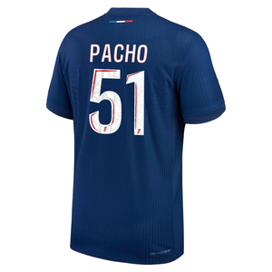 Nike Paris Saint-Germain Match Authentic Willian Pacho Home Jersey 24/25 (Midnight Navy/White)