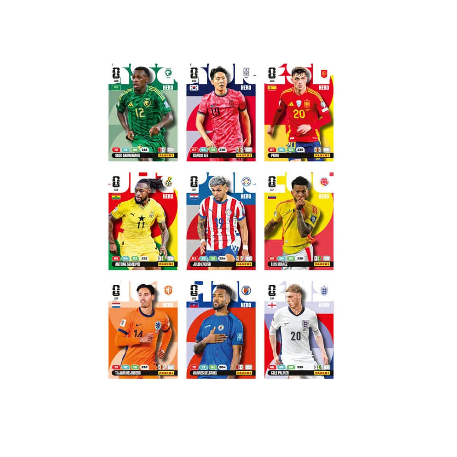 Panini Adrenalyn XL 2026 FIFA World Cup Trading Cards Single Pack (8 Cards) | SoccerWearhouse
