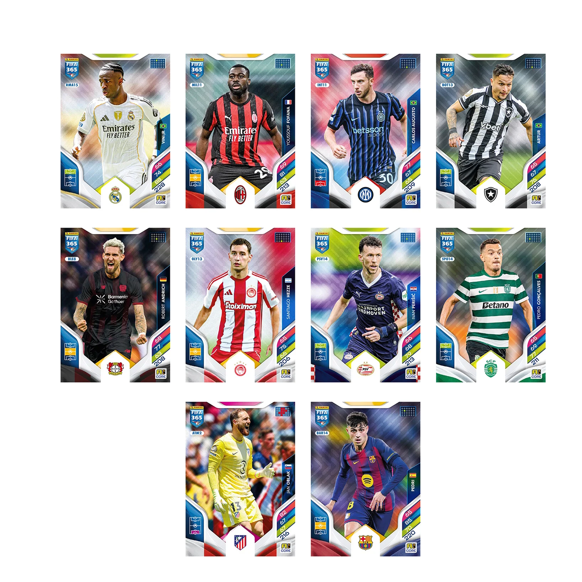 Panini FIFA 365 Adrenalyn Mega Tin Trading Cards 25/26 (42 Cards + 3 L Panini FIFA 365 Adrenalyn Mega Tin Trading Cards 25/26 (42 Cards + 3 L