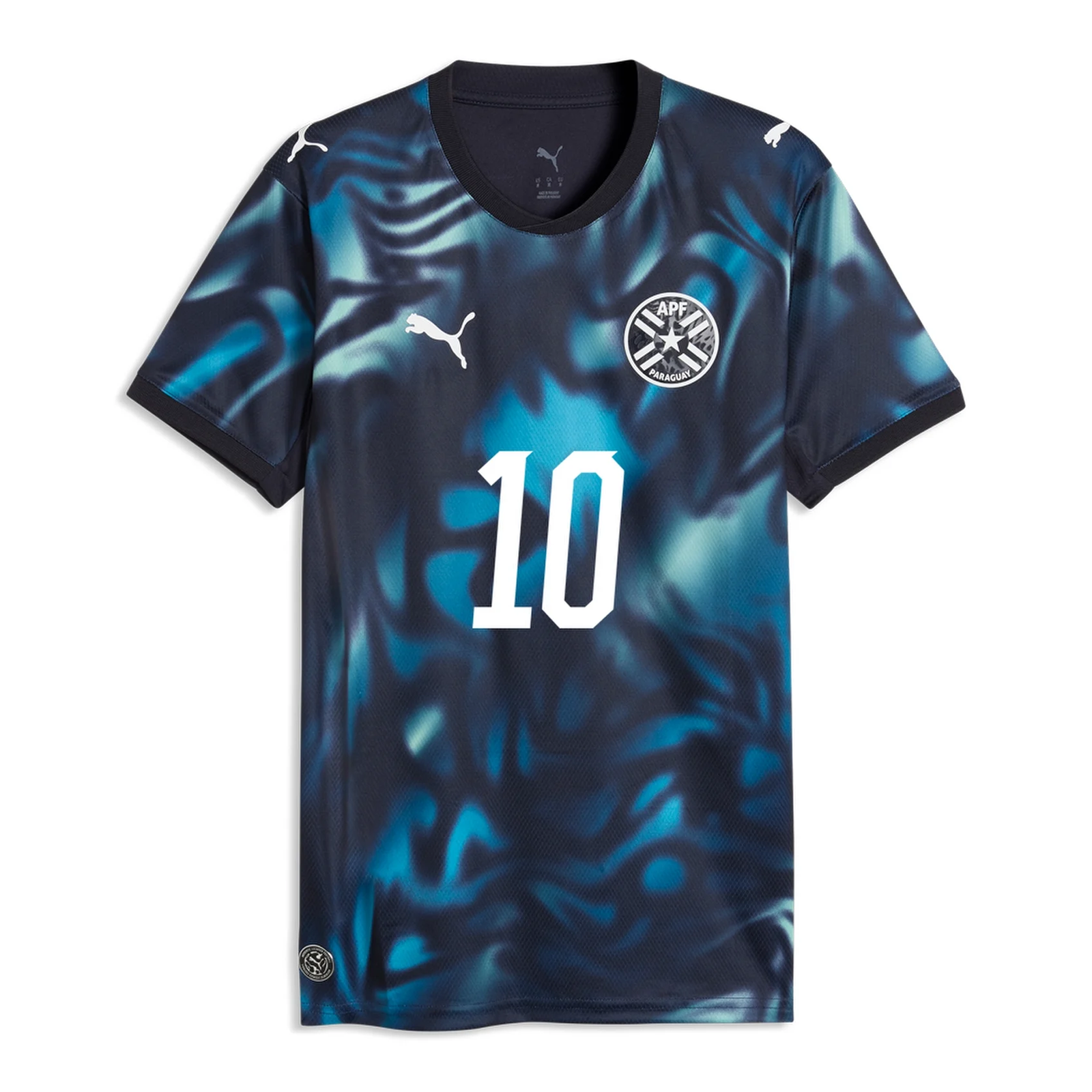Puma Paraguay Miguel Almirón Away Jersey 2026 (Navy/Tropical Blue)