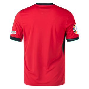 Nike Portugal Home Jersey w/ Euro 2024 Patches 24/25 (University Red/Pine Green/Sail)