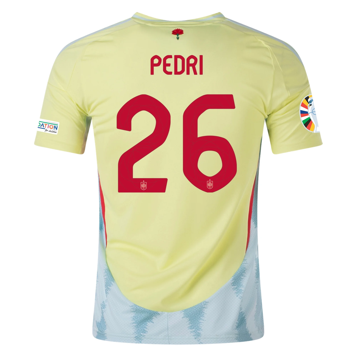 adidas Mens Spain Pedri Away Jersey w/ Nations League Champion + Euro ...