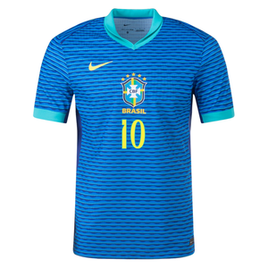 Nike Brazil Authentic Pele Away Jersey 24/25 Soar/Dynamic Yellow)