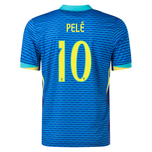 Nike Mens Brazil Pele Away Jersey 24/25 (Soar/Dynamic Yellow)