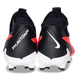 Nike Phantom GX Academy DF FG/MG Soccer Cleats (Bright Crimson/White)