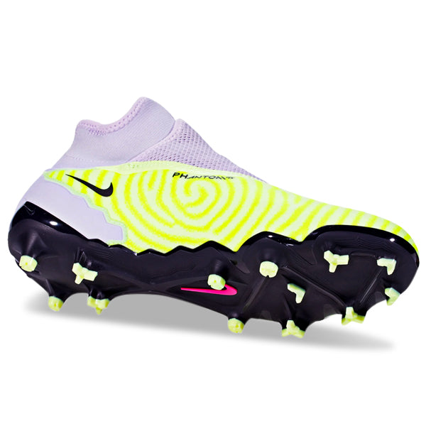 Nike Phantom GX Pro DF Firm Ground Soccer Cleats (Barely Volt/Gridiron)
