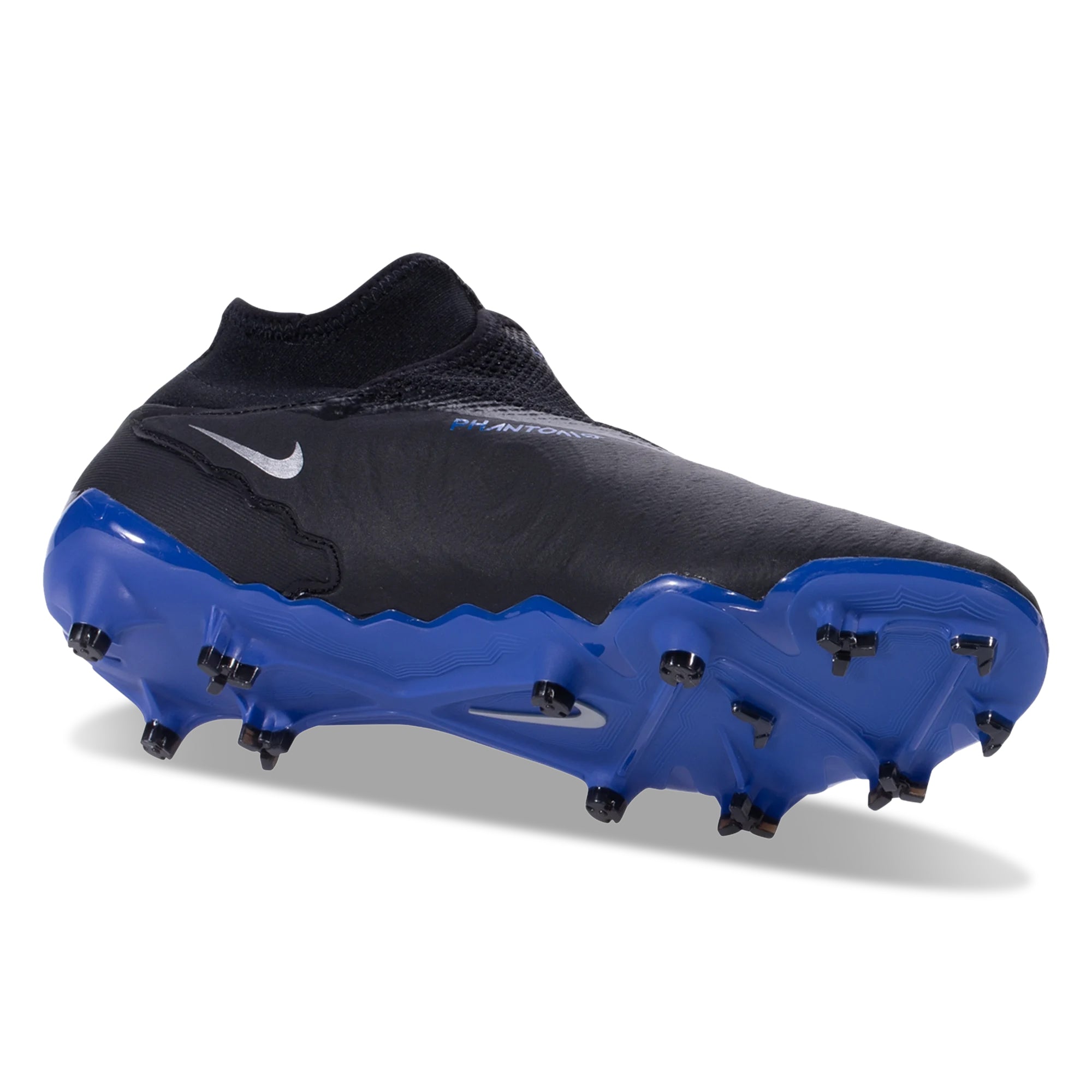 Nike Phantom GX Pro DF Firm Ground Soccer Cleats (Black/Chrome