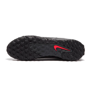 Nike Phantom GT2 Academy DF Turf Soccer Shoes (Black/Dark Smoke Grey)
