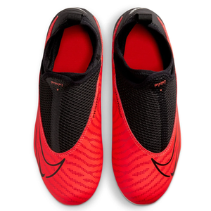 Nike Jr. Phantom GX Academy DF FG/MG Soccer Cleats (Bright Crimson/White)