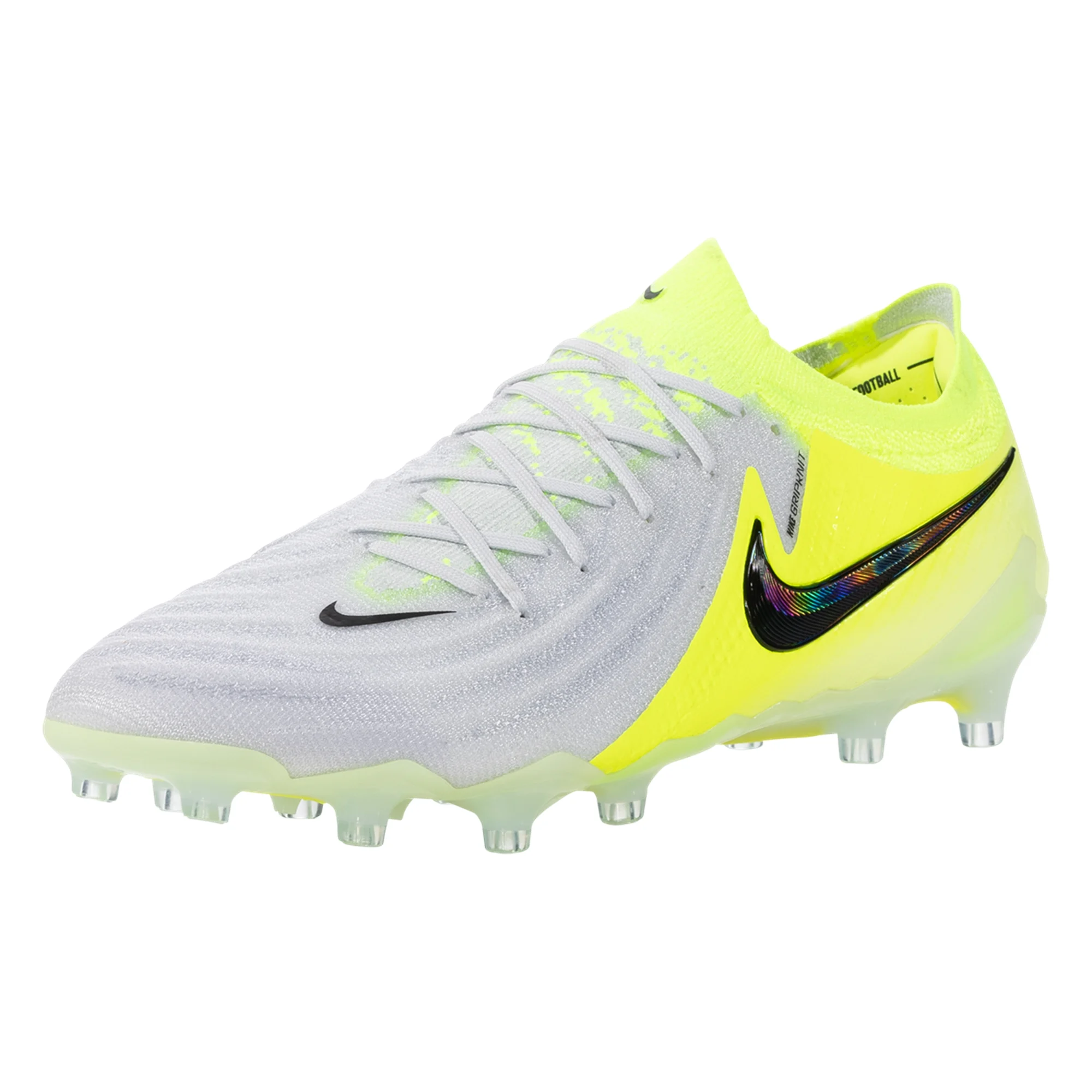 Nike Phantom GX II Elite AG-Pro Soccer Cleats (Metallic Silver Nike Phantom GX II Elite AG-Pro Soccer Cleats (Metallic Silver