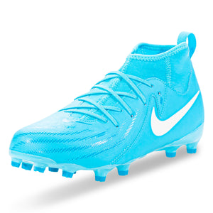 Nike Jr. Phantom Luna II Academy FG/MG Soccer Cleats (Blue Fury)