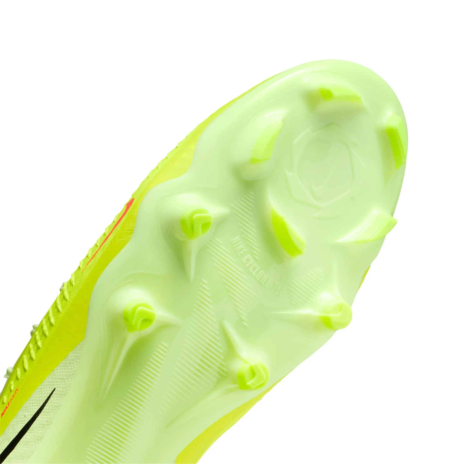 Nike Phantom 6 High Academy FG/MG Soccer Cleats (Hyper Crimson/Limelight)